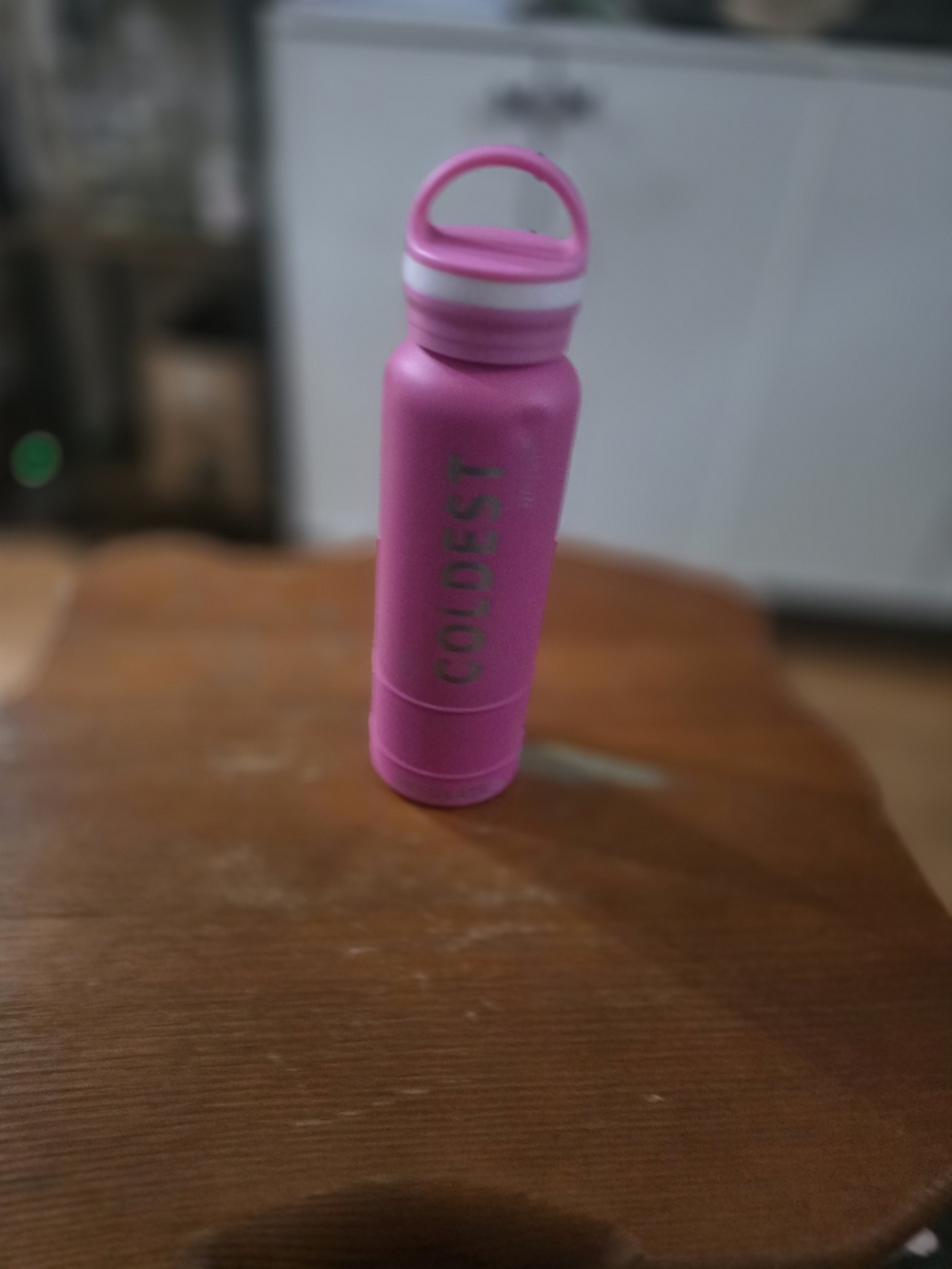Coldest Pink Insulated Water Bottle with Carry Handle